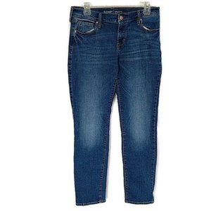 Old‎ Navy Womens sz 6 Jeans Med Wash Denim Original Slim Straight Mid Rise